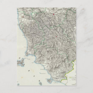 Postal Región de la Toscana Italia