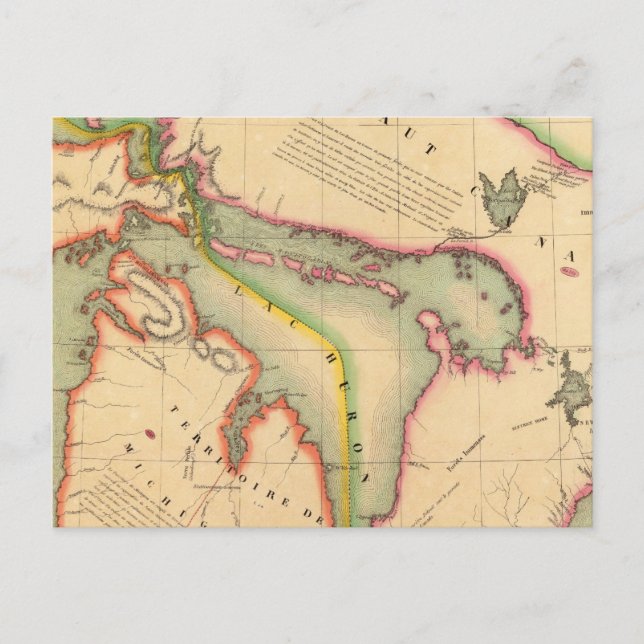 Postal Región de los Grandes Lagos 42 (Anverso)