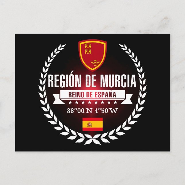 Postal Región de Murcia (Anverso)