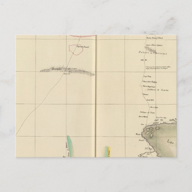 Postal Región del Lago Chad, África (Anverso)