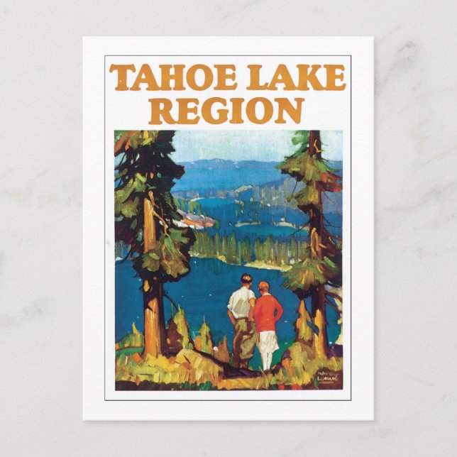 Postal Región del Lago Tahoe (Anverso)