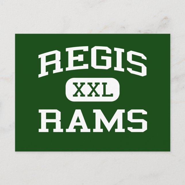 Postal Regis - Rams - Escuela Secundaria Regis - Stayton  (Anverso)