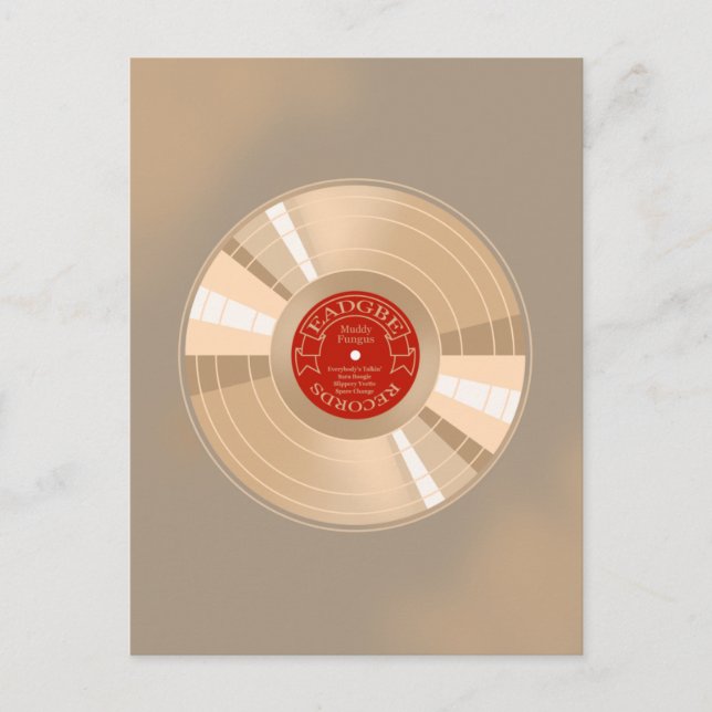 Postal Registro de oro (Anverso)