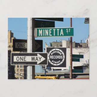 Postal Registros callejeros de Bleecker