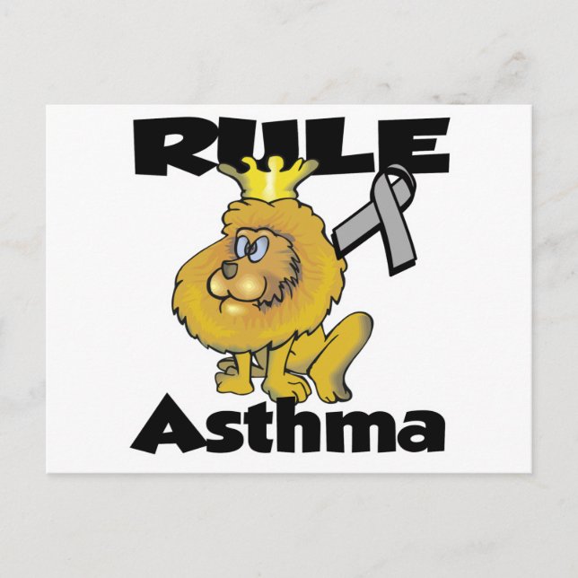 Postal Regla Asthma (Anverso)