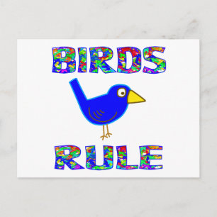 POSTAL REGLA DE AVES