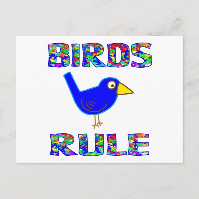 POSTAL REGLA DE AVES (Anverso)