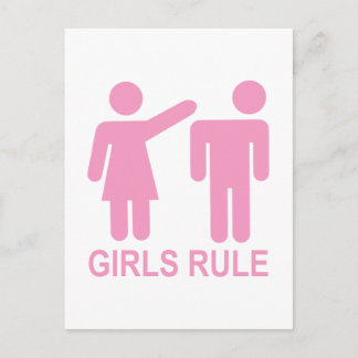 Postal Regla de chicas