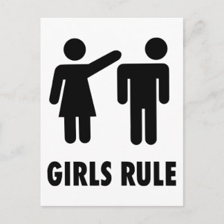 Postal Regla de chicas
