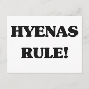 Postal Regla de Hyenas