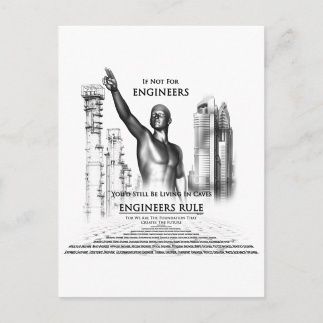 Postal Regla de Ingenieros (Anverso)