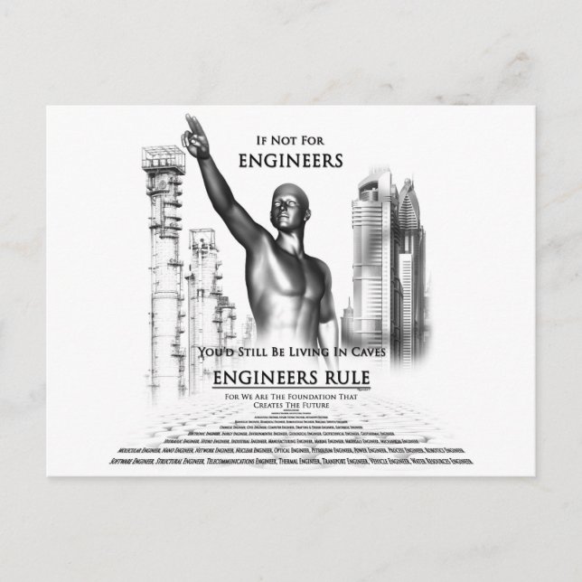 Postal Regla de Ingenieros (Anverso)