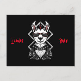 Postal Regla de las Llamas a la Roca del punk