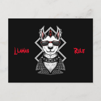 Postal Regla de las Llamas a la Roca del punk