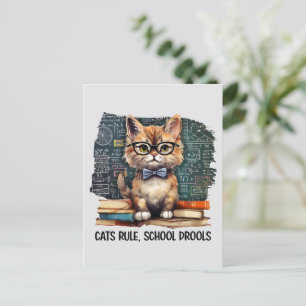 Postal Regla de los gatos, escuelas