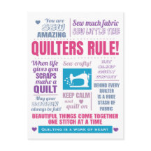 Regla de Quilters Quilters Quilters