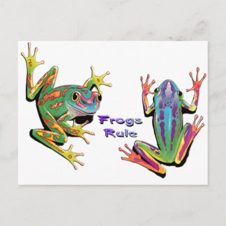 Postal Regla de ranas