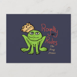 Postal Reglamentación de regalías de príncipe de rana pos