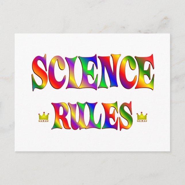 Postal Reglas de ciencia (Anverso)