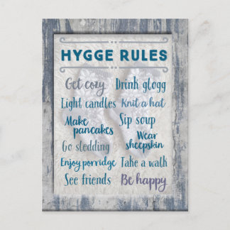 Postal Reglas de Hygge