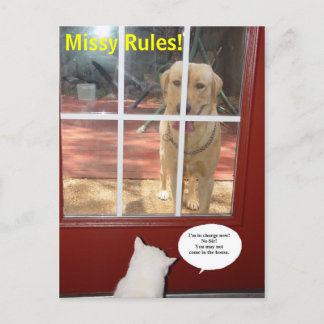 Postal ¡Reglas de Missy!
