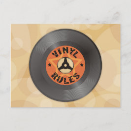 Postal Reglas de vinilo