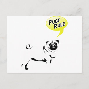 Postal Reglas del Pug