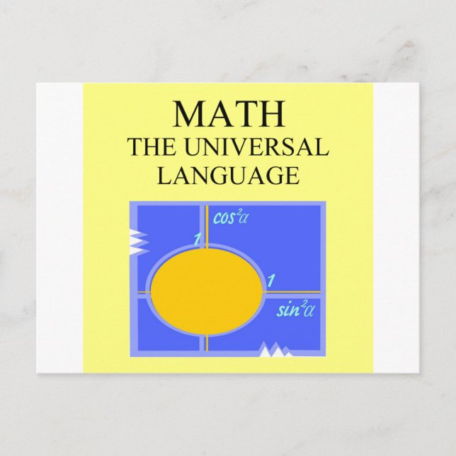 Postal reglas matemáticas (Anverso)