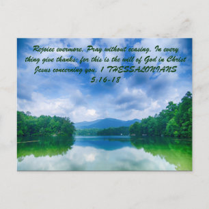 Postal Regocijaos evermore. Rezar sin parar. En cada