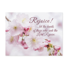 Regocijarse Biblia Verse florecer cerezos Pascua