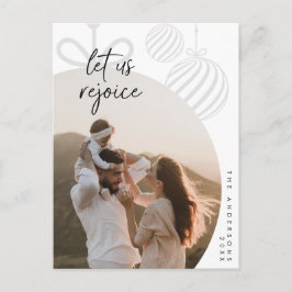 Postal Regocijémonos, Foto Familiar, Saludo Temporal