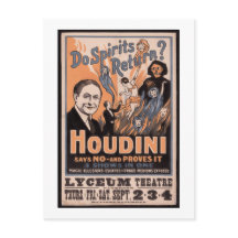 ¿Regresan los espíritus? Houdini dice que no