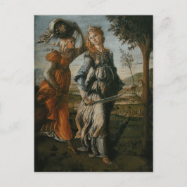Postal Regreso de Judith a Bethulia por Botticelli
