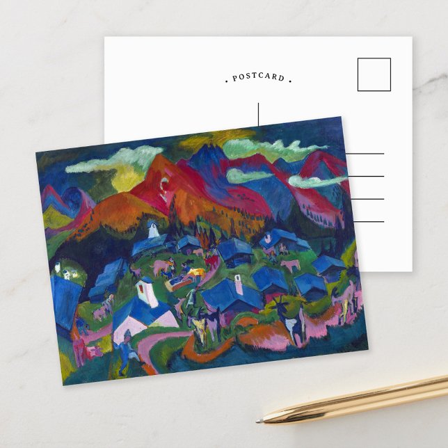 Postal Regreso de los animales | Ernst Ludwig Kirchner (Subido por el creador)