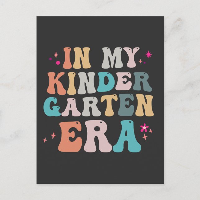 Postal Regreso divertido a la escuela en mi regalo de la  (Anverso)