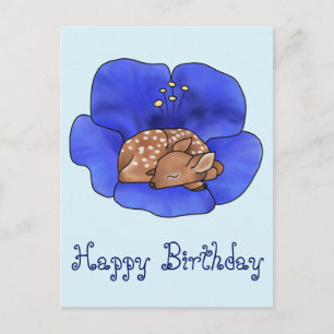 Postal Reh en Blüte