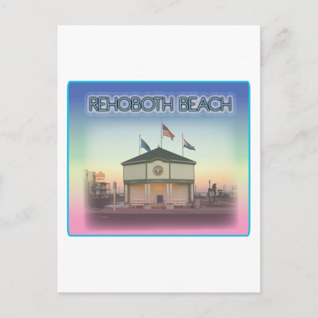 Postal Rehoboth Beach Delaware - Rehoboth Ave Scene (Anverso)