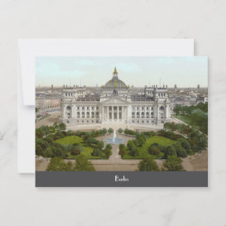 Postal Reichstag en Berlín (alrededor de 1900)