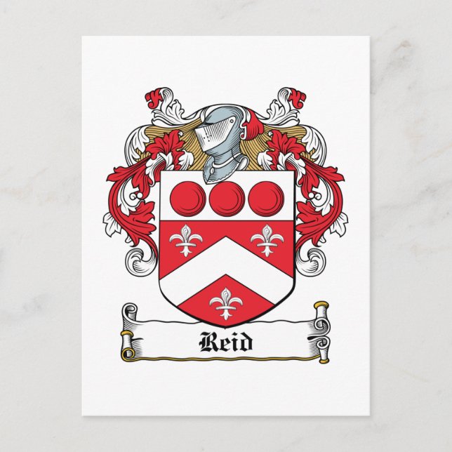 Postal Reid Family Crest (Anverso)
