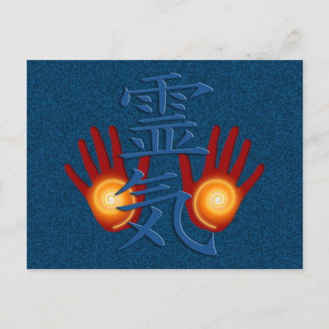Postal Reiki Hands (Anverso)