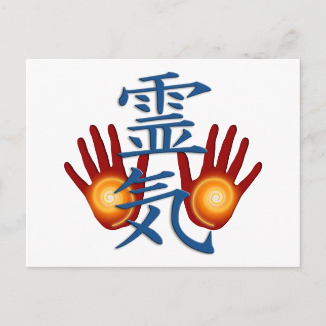 Postal Reiki Hands (Anverso)