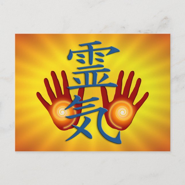 Postal Reiki Hands (Anverso)