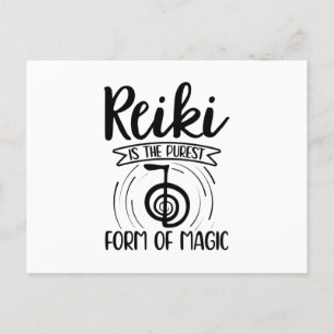 Postal Reiki Magic Idea de regalo de Reiki Master Medit