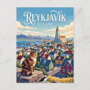Postal Reikiavik Islandia