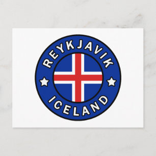 Postal Reikiavik Islandia