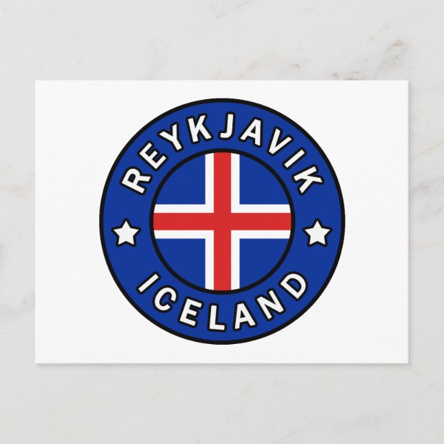 Postal Reikiavik Islandia (Anverso)