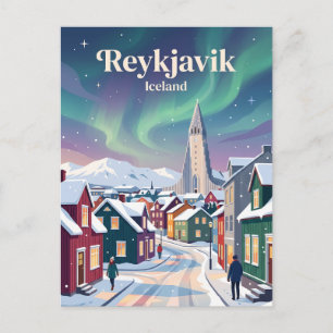 Postal Reikiavik Islandia