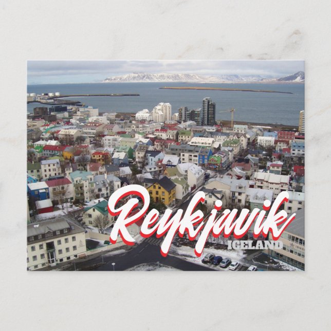 Postal Reikiavik Islandia (Anverso)