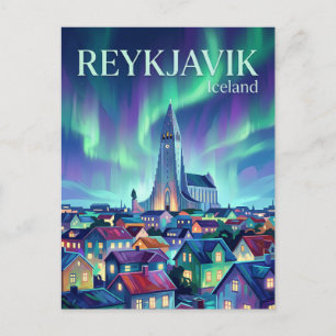 Postal Reikiavik Islandia