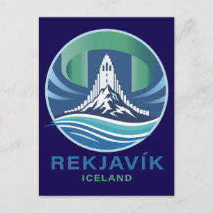 Postal Reikiavik Islandia Europa
